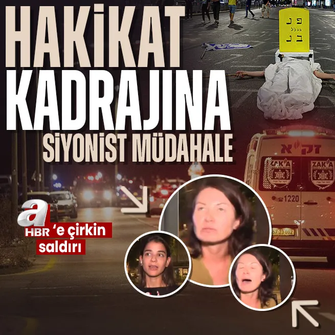 Tel Avivde A Habere çirkin saldırı! Hakikat kadrajına siyonist müdahale