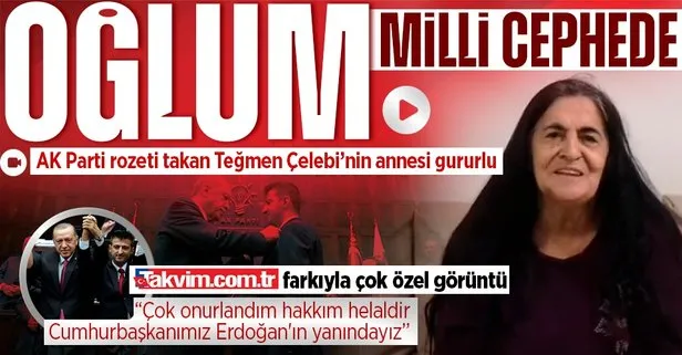 AK Parti rozeti takan Mehmet Ali Çelebi’nin annesi Rukiye Çelebi: Çok onurlandım, oğluma milli cepheye geçtiği için haklarımı helal ediyorum
