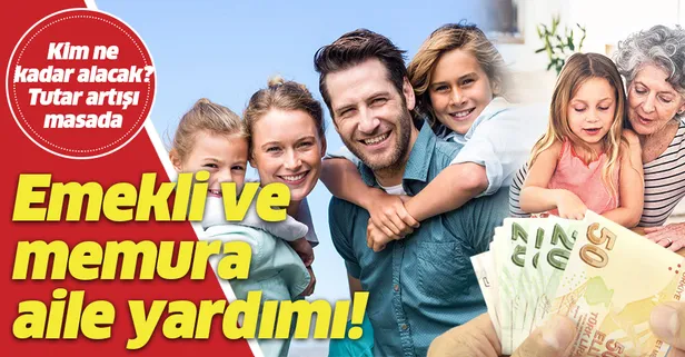Emekliye memura 830 TL aile yardımı