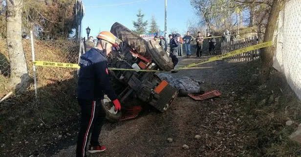 Büyük acı! Devrilen traktörün altında kalan çift hayatını kaybetti