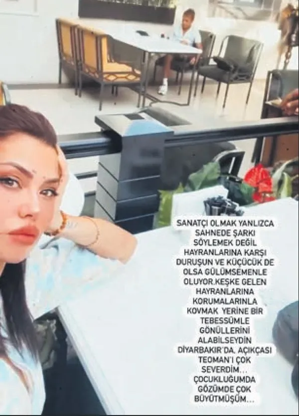 Şarkıcı Lara, Diyarbakır'da denk geldiği rockçı Teoman'a ateş püskürdü-1