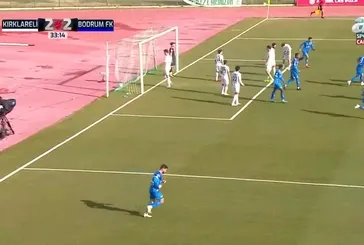 GOL | Kırklarelispor 2-2 Sipay Bodrum FK