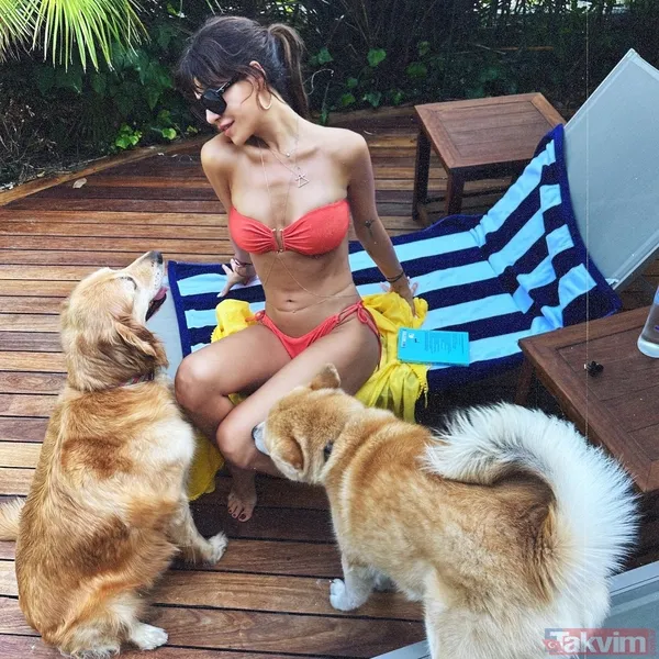 Yeşilçam’ın Sultan’ı Türkan Şoray’ın kızı Yağmur Ünal’dan havuz pozları! Kırmızı bikinisiyle peş peşe yayınladı! Fit hali... - 7