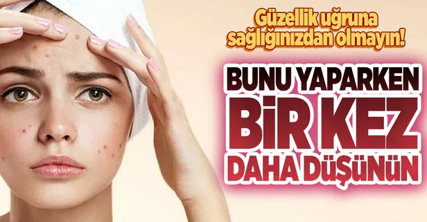 Vücudunuzdaki sivilceleri sakın sıkmayın!