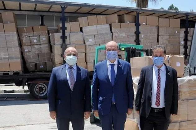 Türkiye'den KKTC'ye "tıbbi malzeme" desteği