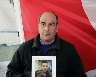 Diyarbakırda evlat nöbetindeki acılı baba feryat etti: Kaç gel yavrum