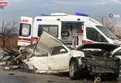 Denizli'de feci kaza: 1 ölü 4 yaralı!