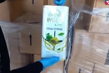 Yaklaşık 4 ton sahte zeytinyağı yakalandı
