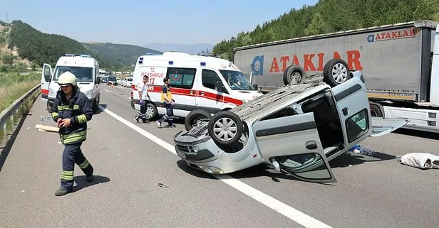 Son dakika: TEM’de feci kaza: 1 kişi öldü, 3 kişi yaralandı