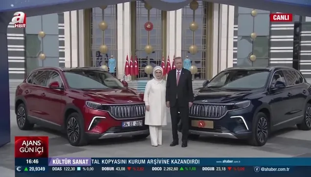 İlk TOGG Başkan Erdoğan’a!