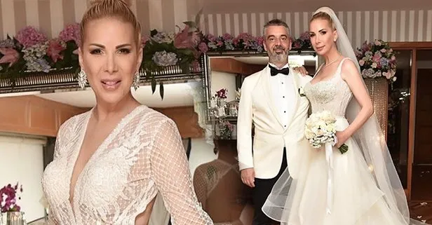 Tuğba Özerk 1.5 yıl sonra Gökmen Tanaçar ile evlendi! Mini şortlu gelinliği olay oldu sosyal medya onu konuştu