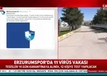 4'ü futbolcu 11 kişide koronavirüs tespit edilen BB Erzurumspor'dan açıklama: 12 kişinin testi...