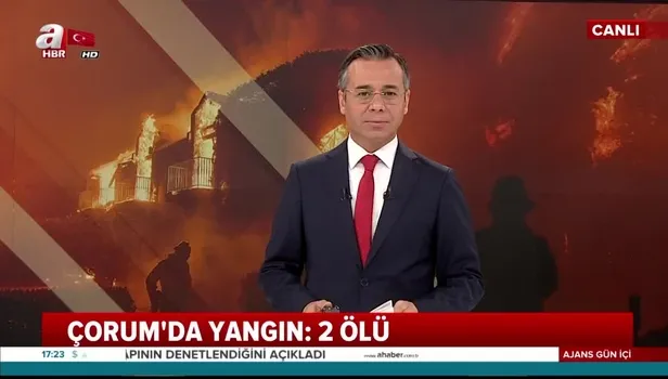 Son dakika: Çorum'da yangın: 2 ölü (Video)