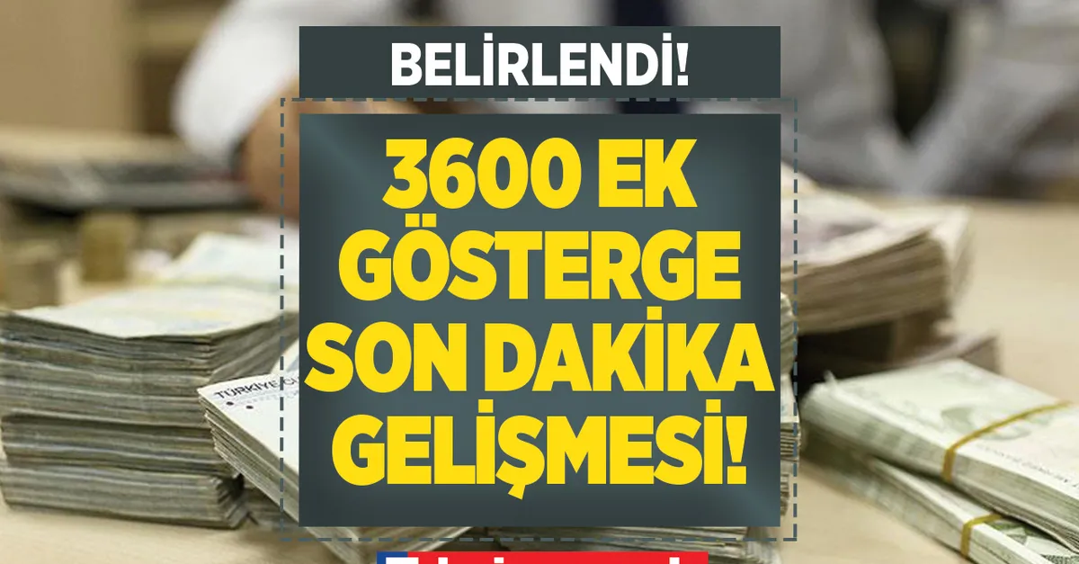 Son dakika... 3600 ek gösterge bekleyenlere sıcak müjde! Ve belirlendi! Emekli maaşı ve ikramiyeler tavan yapıyor! Çalışanların refahı artacak!