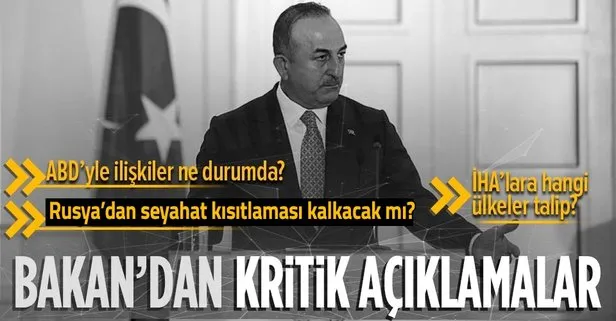 SON DAKİKA: Dışişleri Bakanı Mevlüt Çavuşoğlu: ABD’nin sözde soykırım açıklaması ilişleri olumsuz etkiledi