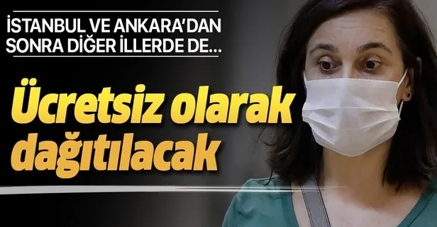 Son dakika: İstanbul ve Ankara’dan sonra diğer illerde de eczaneden ücretsiz maske dağıtımına başlanıyor