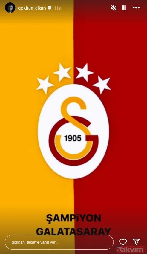 2023-24 sezonu Süper Lig şampiyonu Galatasaray ünlü aslanları coşturdu! Sosyal medya sarı-kırmızıya boyandı! İşte ünlülerin şampiyonluk paylaşımları... - 17