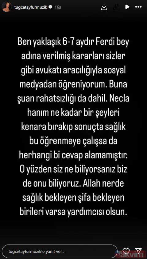 Ferdi Tayfur'un küs olduğu kızı Tuğçe Tayfur'dan ilk açıklama! 79 yaşındaki sanatçının sağlık durumu nasıl? Böbrek nakli olmuştu... - 10