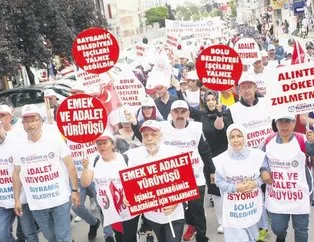 İşçiler CHP’yi kuşattı