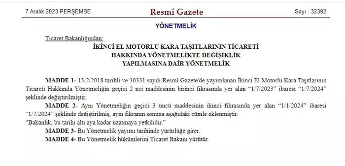 Araç alacaklar dikkat: 6 ay daha uzatıldı! İkinci el sıfır fiyatının üzerinde olmayacak-3