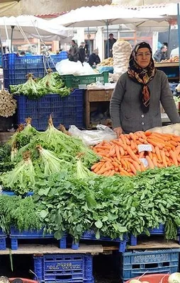 Pazarcı Medine teyzeden Mehmetçik'e destek