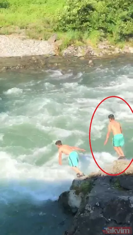 Rize Ardeşen'de Fırtına Deresi'ne atlayan Hasan Gökmen Dedecan hayatını kaybetti! Ölüme atladığı anlar kamerada - 14