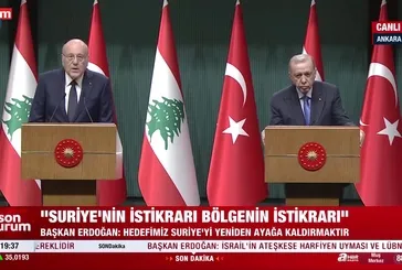 Erdoğan - Mikati basın toplantısı!
