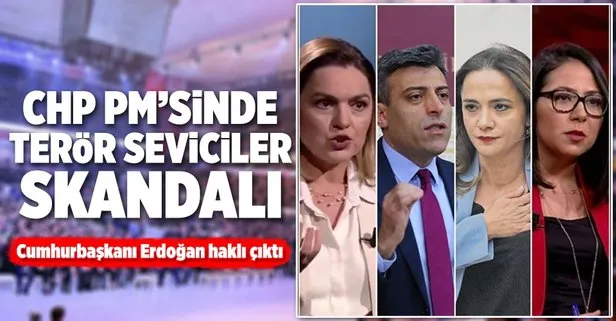 CHP PM’sinde ’terör seviciler’ skandalı
