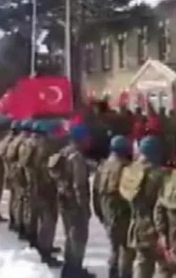 Sınıra gönderilen askerler böyle uğurlandı