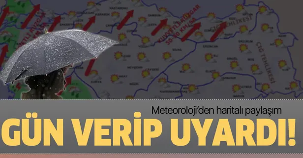 Hava durumu | Meteoroloji gün verip uyardı