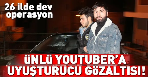 Youtuber kardeşlere uyuşturucudan gözaltı!