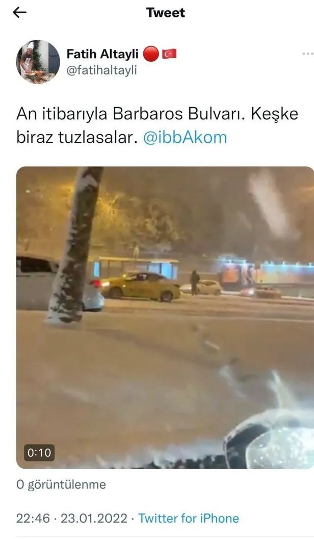 Habertürk sunucusu Fatih Altaylı İBB'yi eleştirdiği tweeti sildi: Keşke biraz tuzlasalar-2