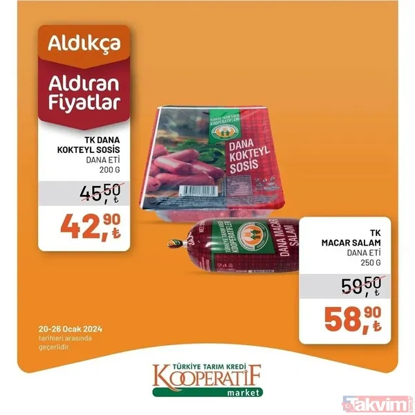23-26 Ocak 2024 Tarım Kredi Kooperatif market fiyat listesi mest etti: Ayçiçek yağı, Peynir, süt, yumurta, kaşar fiyatları dibi gördü - 1