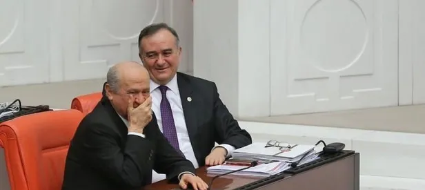 Bahçeli'yi gülme krizine sokan CHP'li!