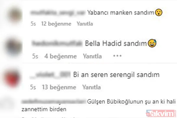 Demet Özdemir karlar içinde mayolu poz verdi! Ortalık karıştı! Kimi Gülşen Bubikoğlu kimi Seren Serengil kimi de Bella Hadid sandı... - 6