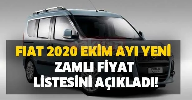 Fiat 2020 Ekim Ayi Yeni Zamli Fiyat Listesini Acikladi Fiat Egea 500l Panda Yeni Guncel Fiyatlari Ne Kadar Takvim