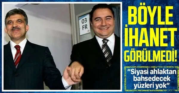 Abdullah Gül ve Ali Babacan'ın ihanetinde yeni perde! Şok itiraf bu kez Gelecek Partisi'nden geldi!-8