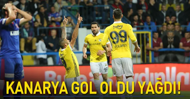 Fenerbahçe deplasmanda Karabükspor'u 7-0 mağlup etti