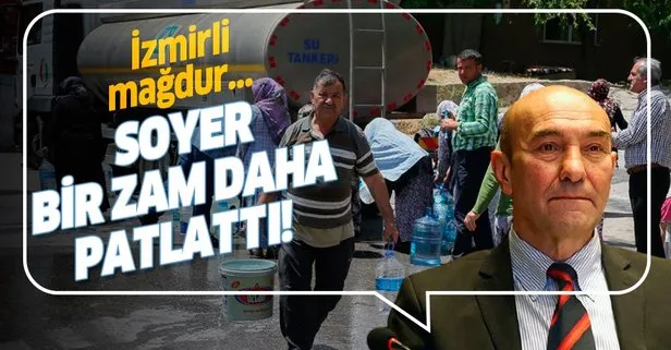 CHP’li İzmir Büyükşehir Belediyesi’nden suya yüzde 15 zam!