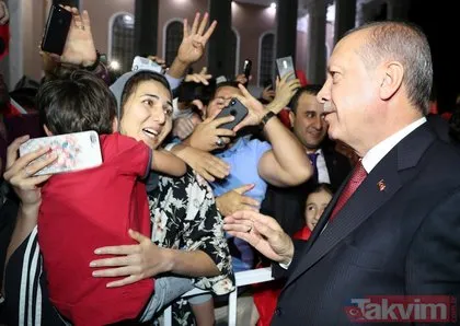 Cumhurbaşkanı Erdoğan, Kırgızistan’da yoğun sevgi gösterisiyle karşılandı