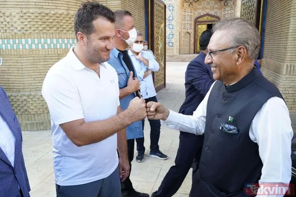 Pakistan Cumhurbaşkanı Arif Alvi, Kuruluş Osman setini ziyaret etti! - 5