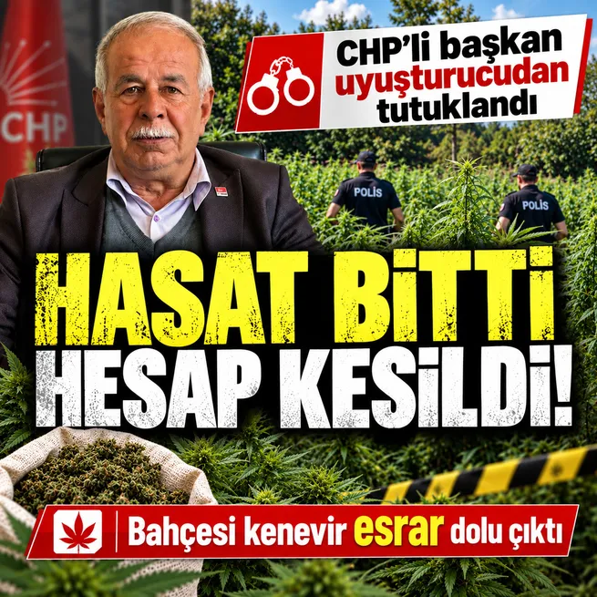 Bahçesinden uyuşturucu çıktı! CHPli Süleyman İnce tutuklandı