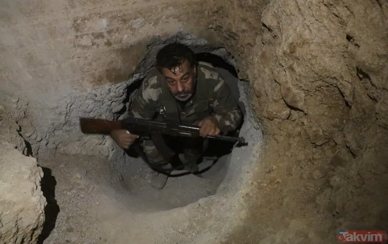 Son dakika: YPG/PKK'nın 12 kilometrelik tüneldeki konteynır odası ortaya çıktı
