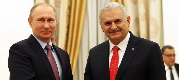 Putin ve Yıldırım görüşmesi sona erdi
