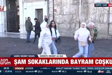 Şam'da bayram coşkusu!