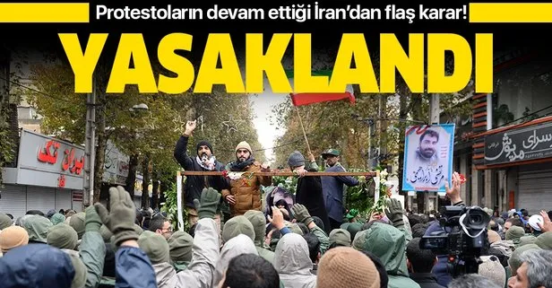 İran'da flaş karar: Yasaklandı