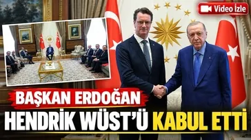Başkan Erdoğan, Hendrik Wüst'ü kabul etti