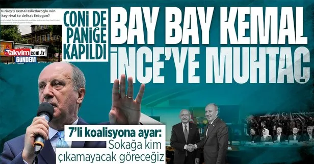 Amerikalı da paniğe kapıldı: Kılıçdaroğlu desteğe muhtaç! Eli güçlenen Muharrem İnce rest çekti: Sokağa kim çıkamayacak?
