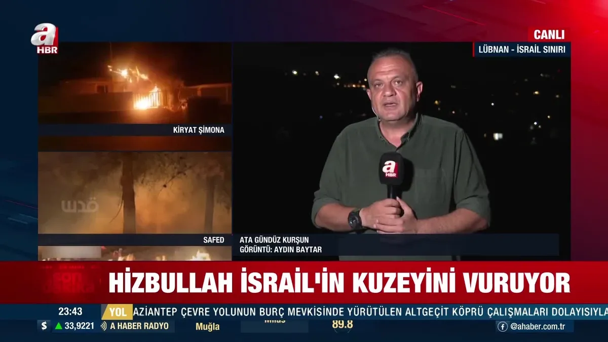 Hizbullah İsrail'in kuzeyini vurdu!