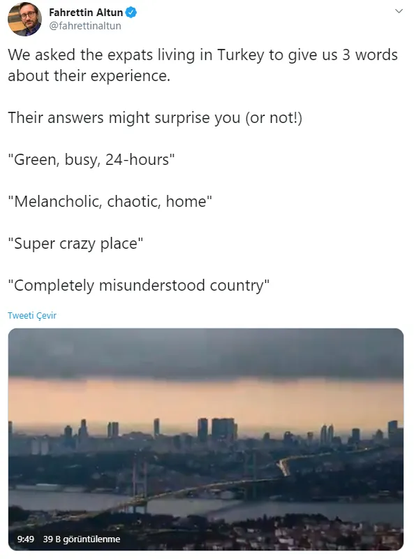 Cumhurbaşkanlığı'nın hazırladığı filmde yabancılar kendi dillerinde Türkiye'yi anlattı-1